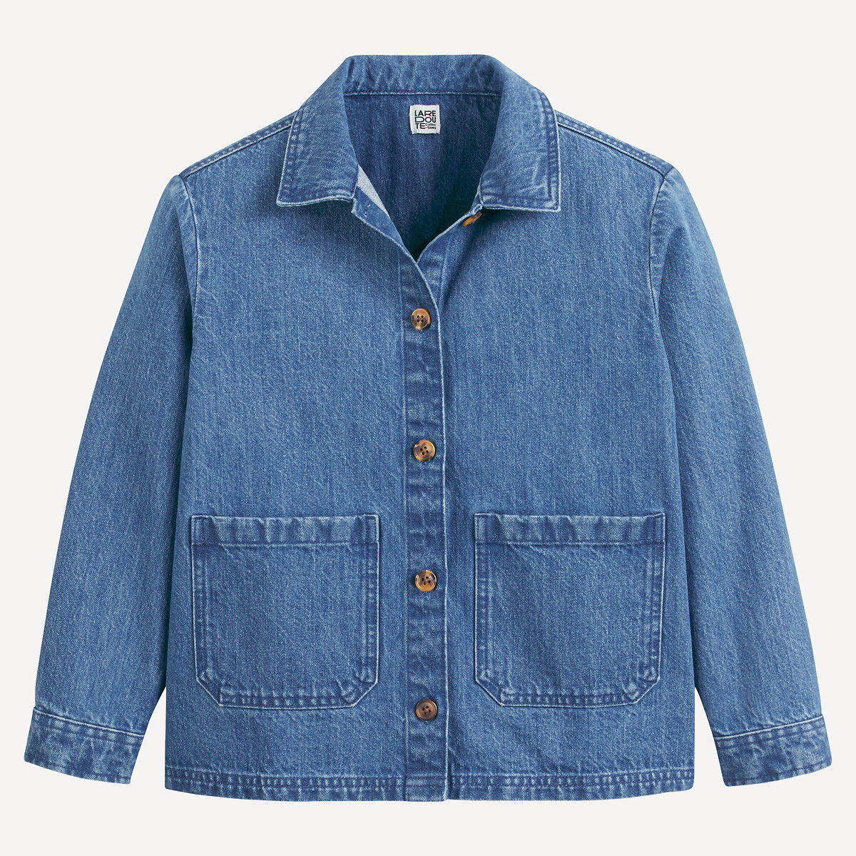 Veste en jean denim stone, LA REDOUTE COLLECTIONS