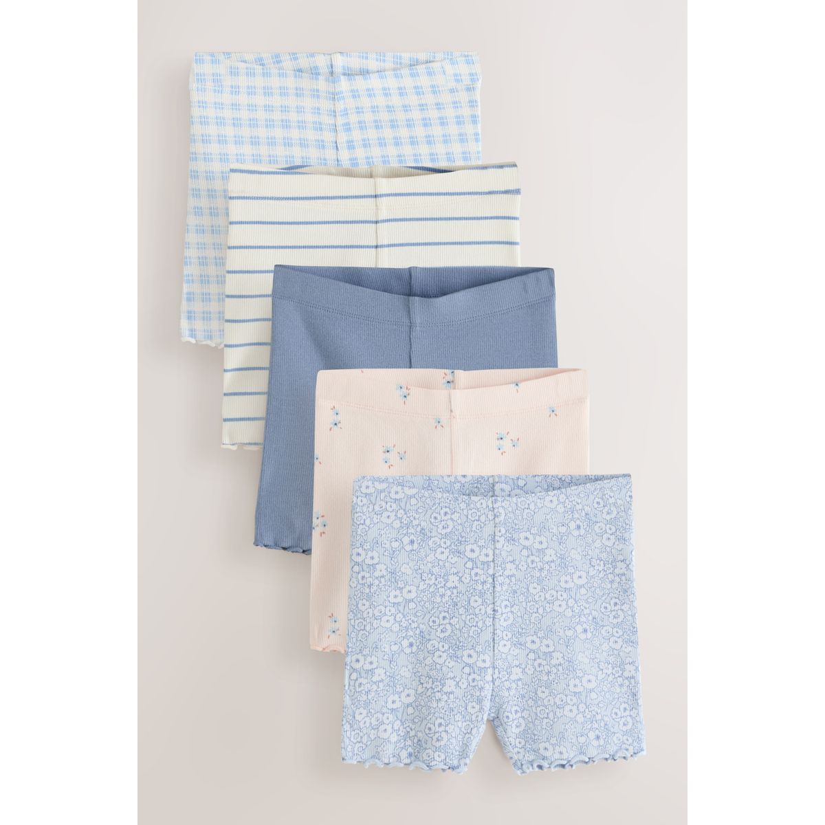 Short côtelé, lot de 5 bleu, NEXT