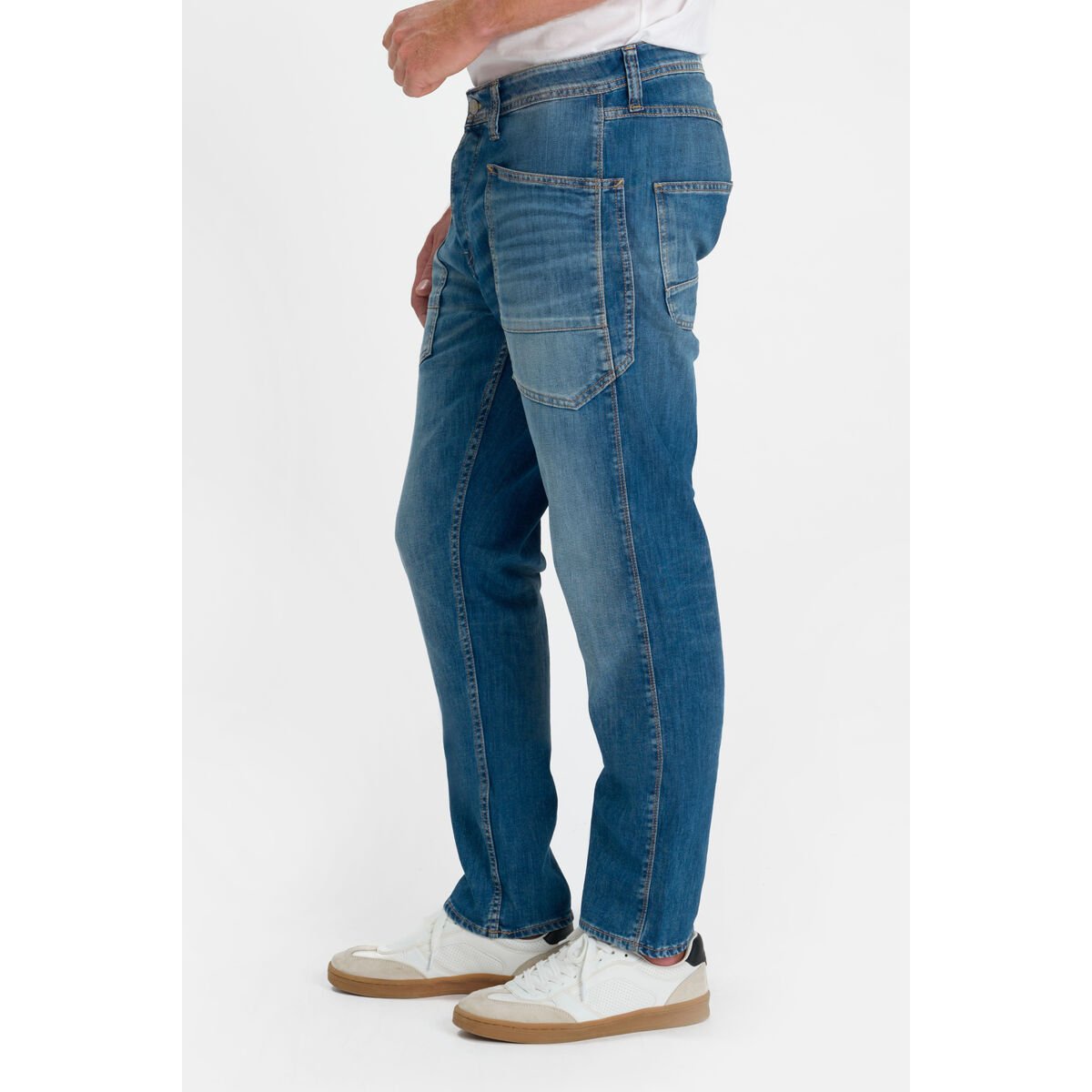 Jeans loose, large loose , longueur 34 blue, LE TEMPS DES CERISES