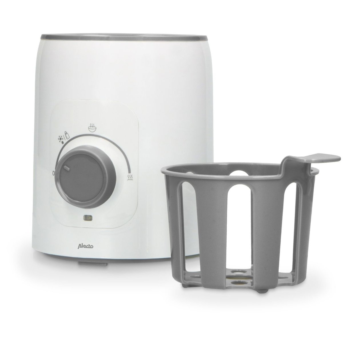 Chauffe-biberon blanc, gris, ALECTO