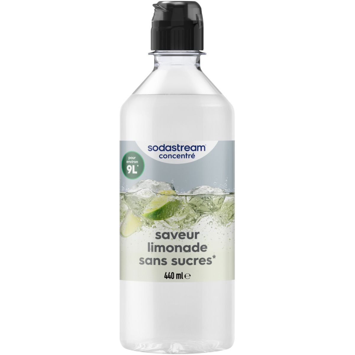 Concentré LIMONADE SANS SUCRES 440ml couleur unique, SODASTREAM