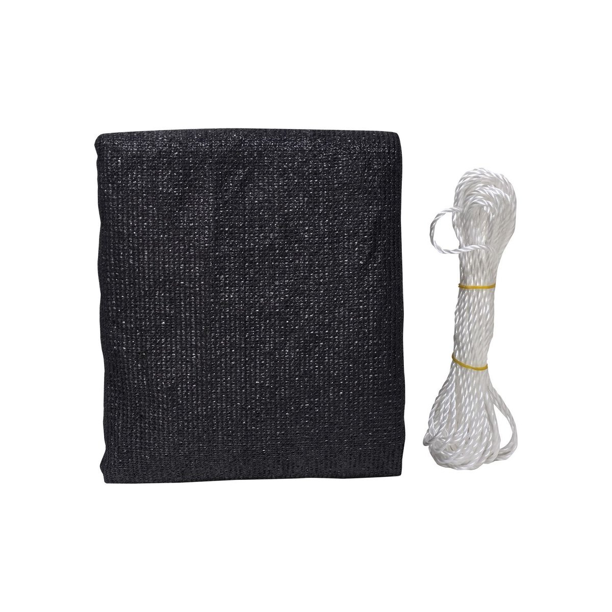Lot de 5 brise-vues occultants en HDPE gris, TOILINUX