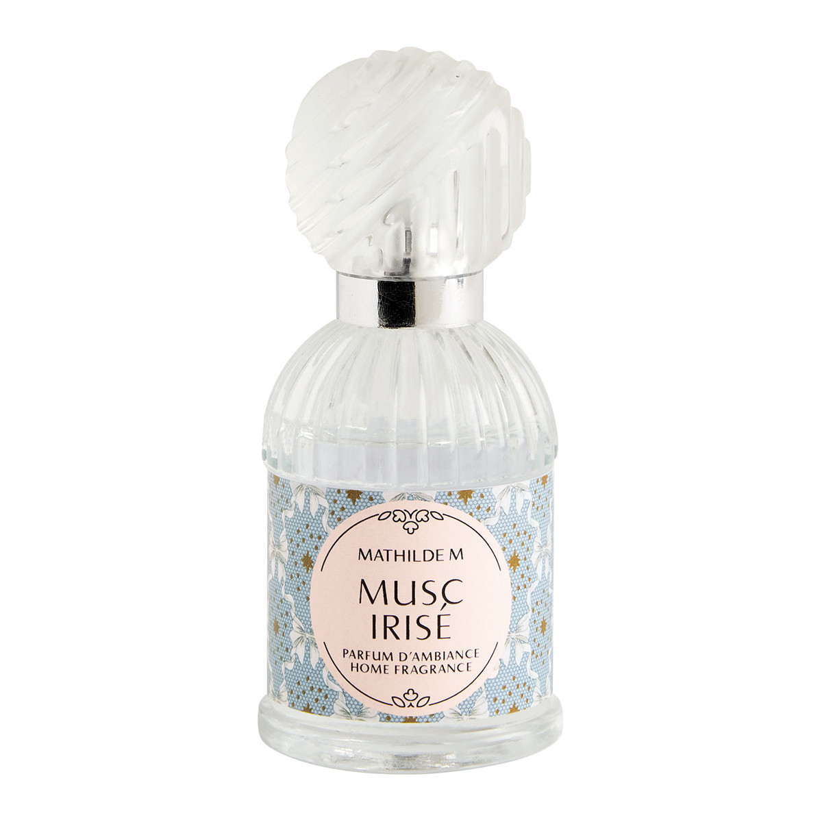 Pochette parfum, bracelet et décor parfumé Musc Irisé RUBANS DE FÊTE or, MATHILDE M