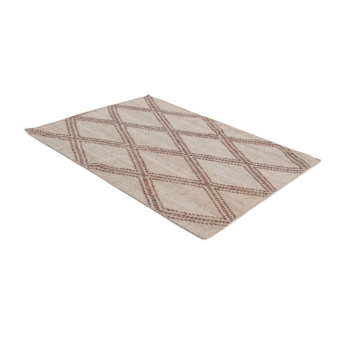 Tapis intérieur extérieur tissé plat PULSO beige, NOVATREND