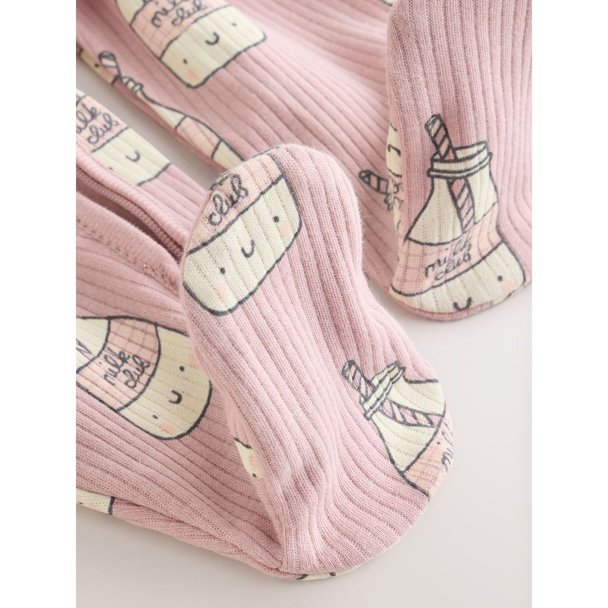 Dors-bien à zip bidirectionnel bébé, lot de 3 brunch rose, NEXT