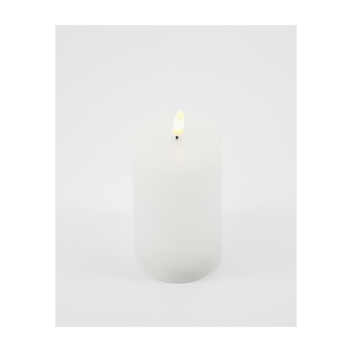 Bougie LED dia 8 cm blanc, HOUSE DOCTOR