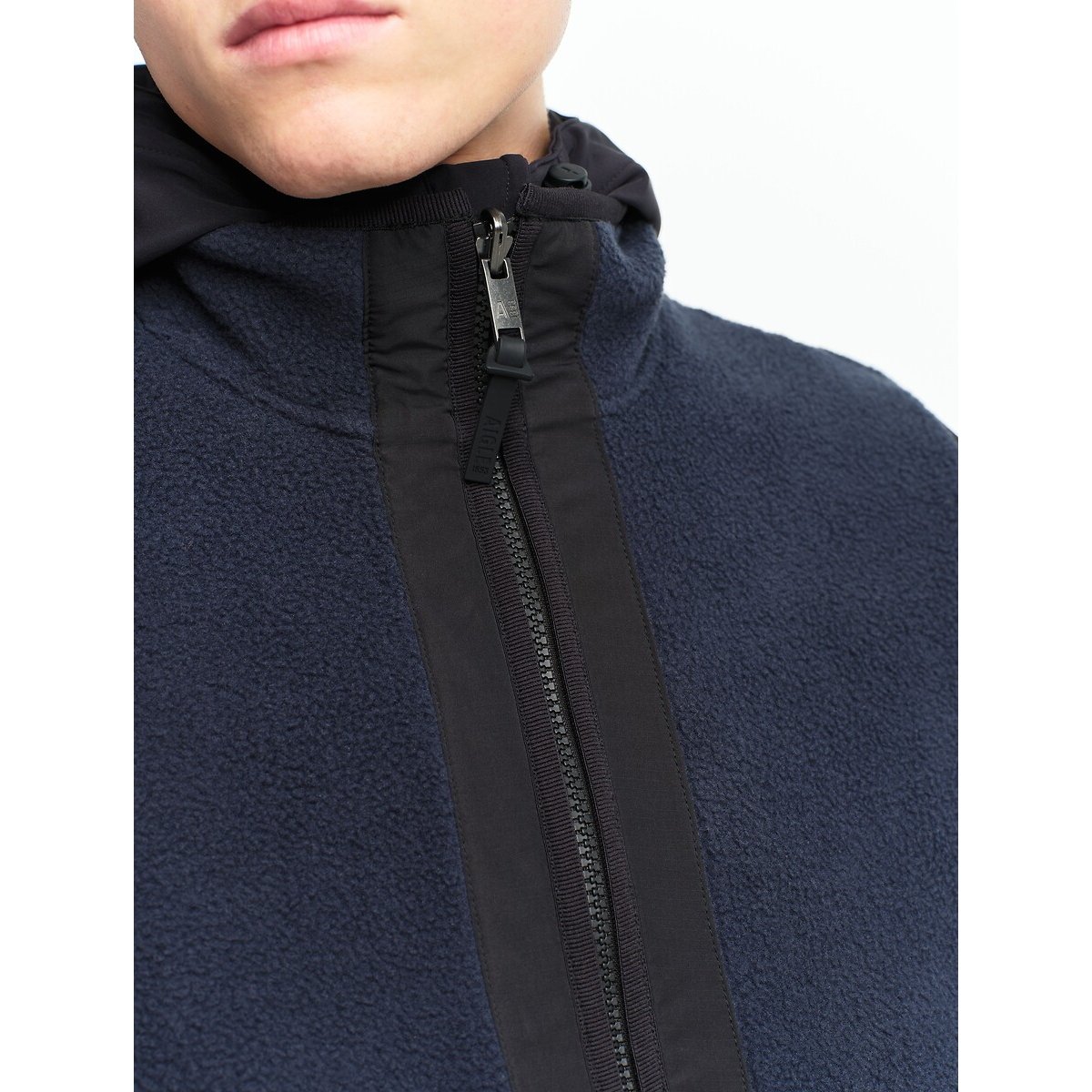 Mouwloos omkeerbaar sherpa vest T-Kit marineblauw, AIGLE
