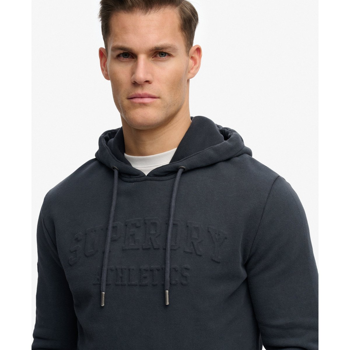 Sweat à capuche Athletic Embossed Décontracté blackboard, SUPERDRY