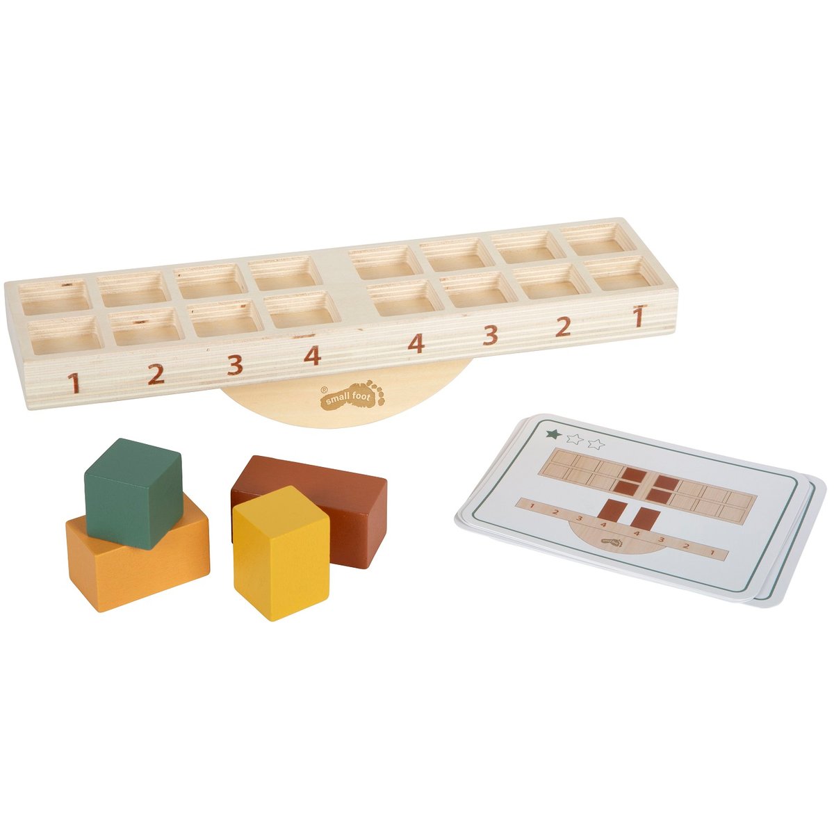 Jeu d'équilibre Montessori beige, SMALL FOOT COMPANY