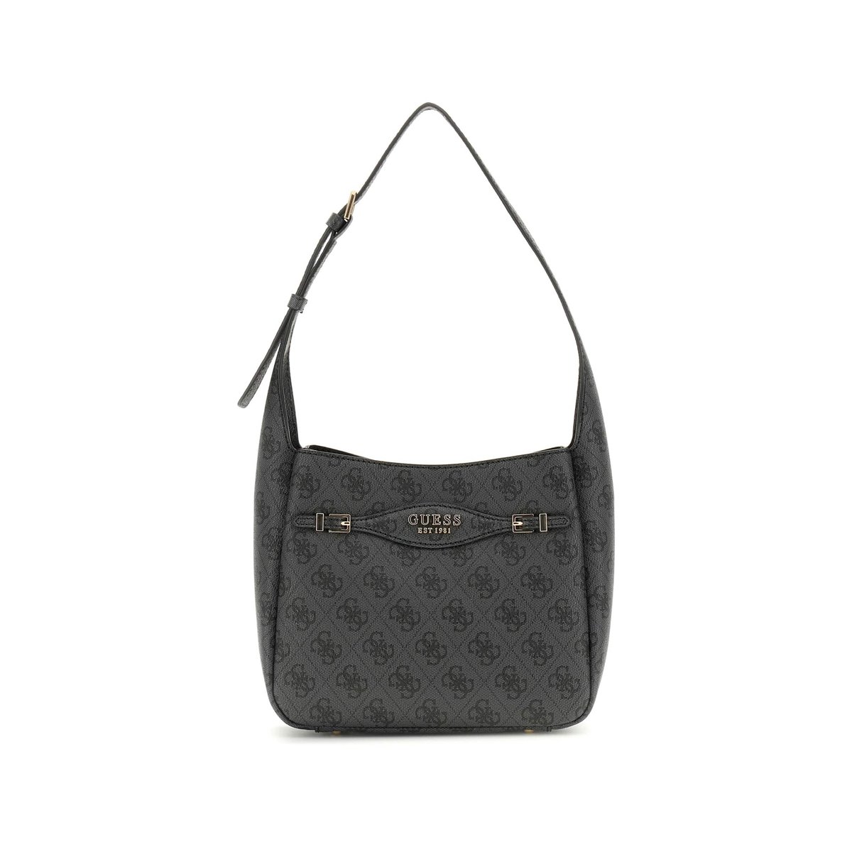 Mini Sac Hobo Katya Logo 4G noir, GUESS