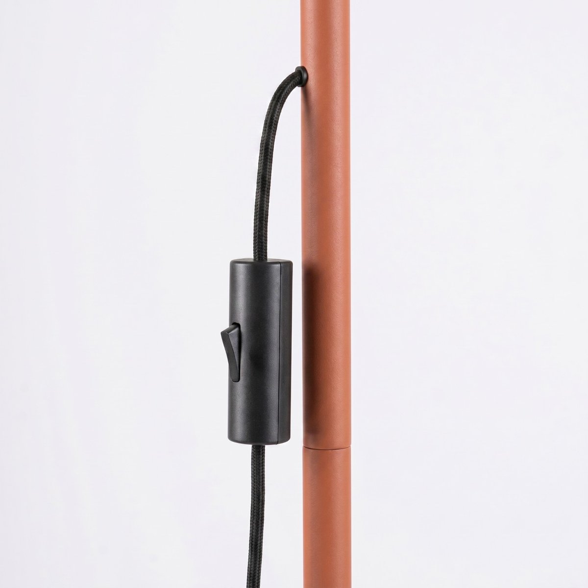 Lampadaire Aluminium Ocre Rouge GU10 3 KARBON ocre rouge, EDEN