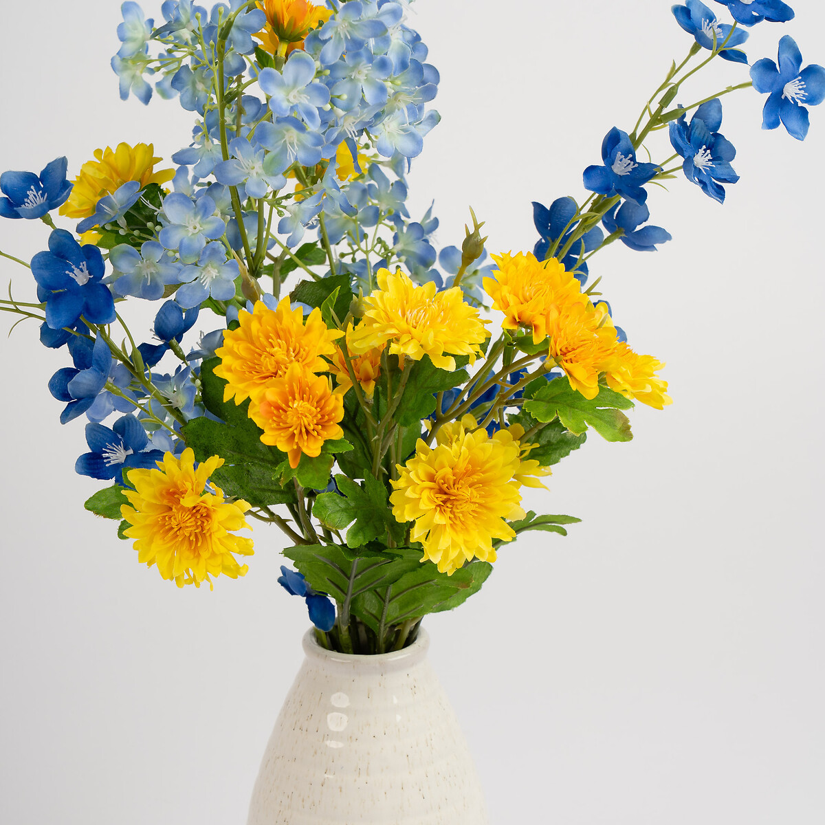 55cm Blue & Yellow Floral Arrangement yellow, SO'HOME