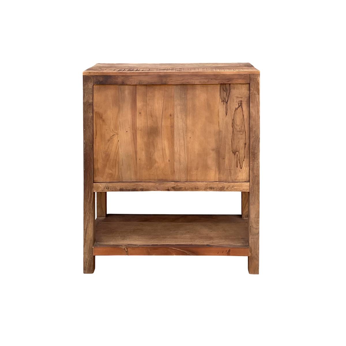 Armoire en bois recyclé MARISOL bois foncé, MADE IN MEUBLES 