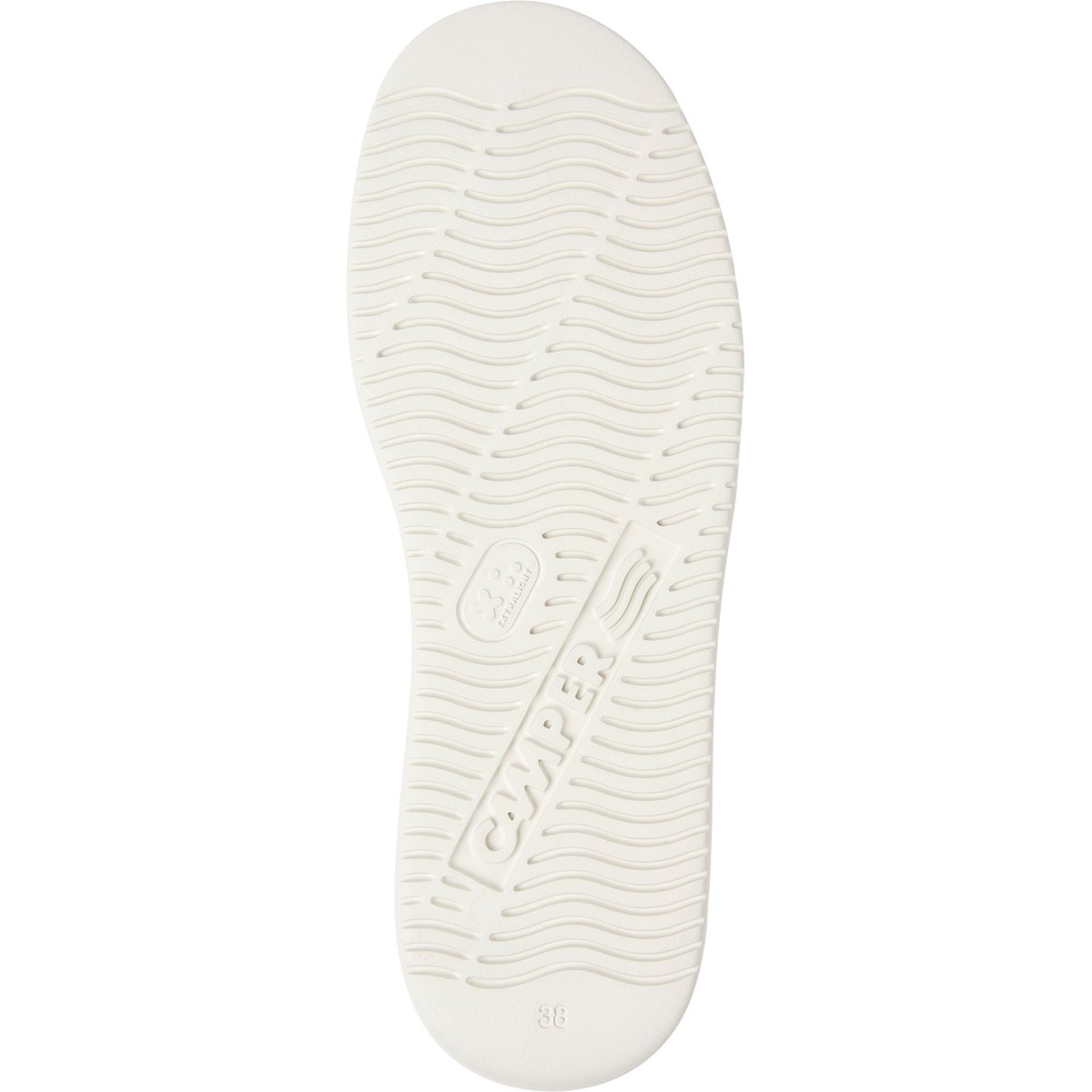 Bottes Runner K21 cuir Smooth Leather blanc naturel, CAMPER