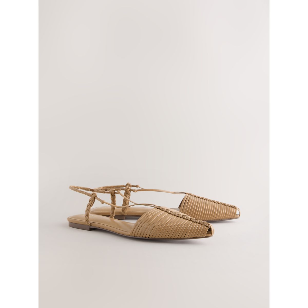 Sandales huarache pointues forever comfort® camel, NEXT