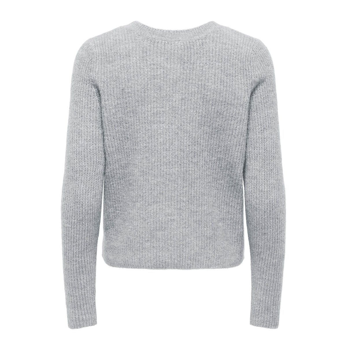 Gilet manches longues avec patch poitrine gris, ONLY
