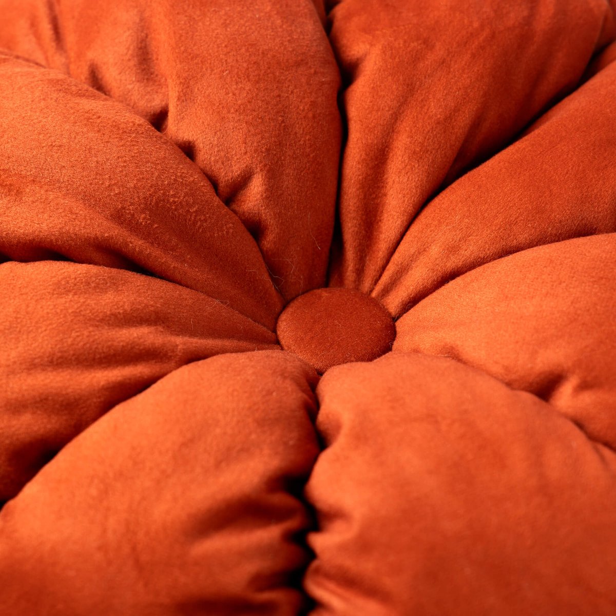 Coussin Raisa terre cuite, DUTCH DECOR