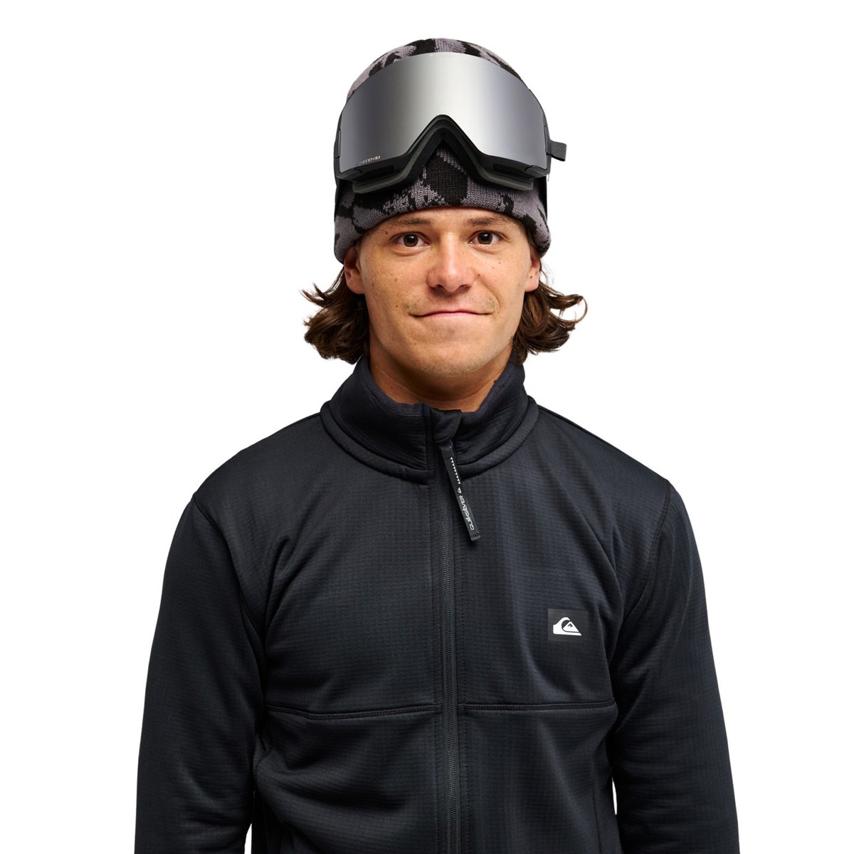 Polaire technique zippée STEEP POINT noir black, QUIKSILVER