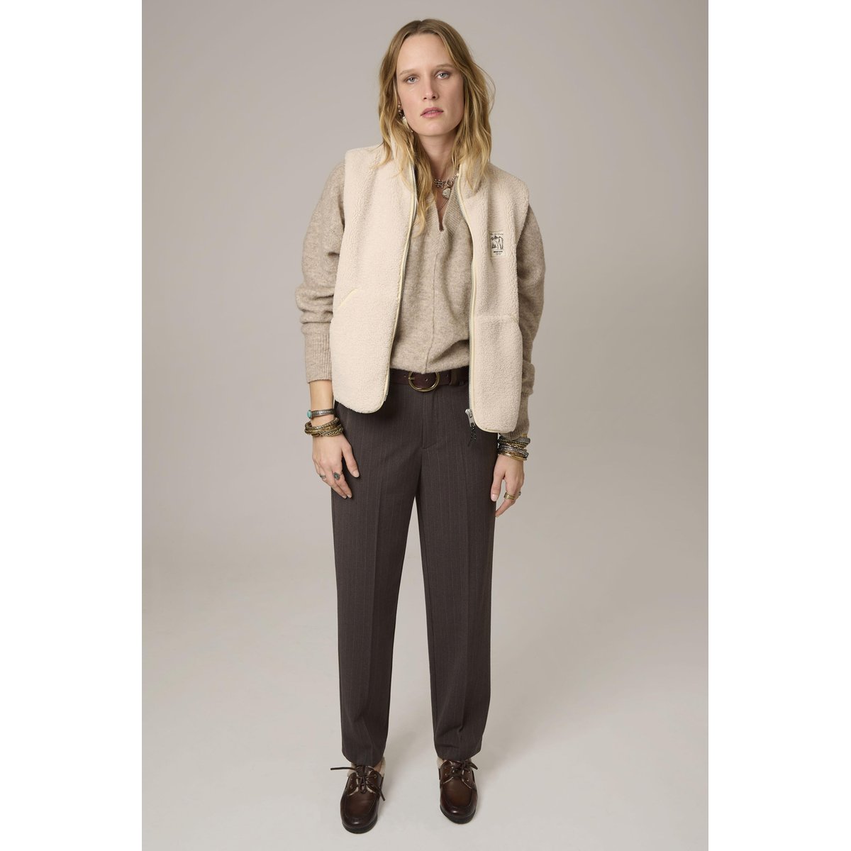 Gilet GALIO natural, MKT STUDIO