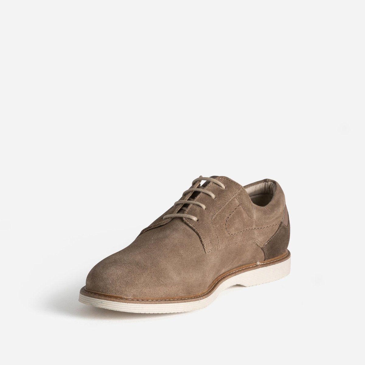 Derby en cuir FILIPE taupe, ERAM