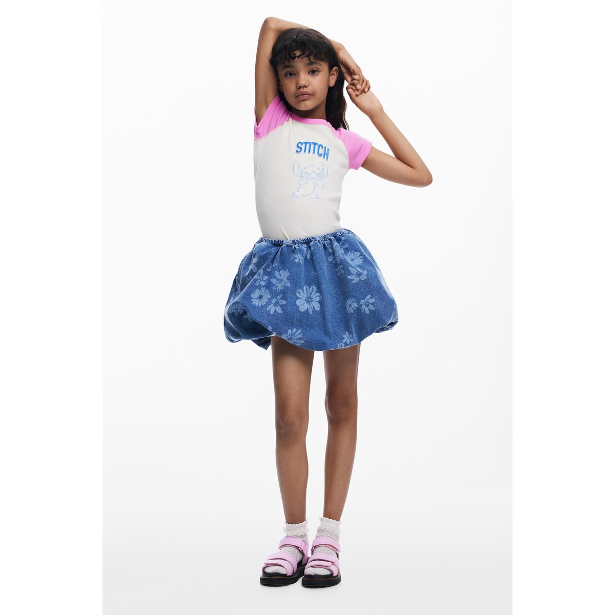 T-shirt à manches courtes Stich™ blanc, DESIGUAL
