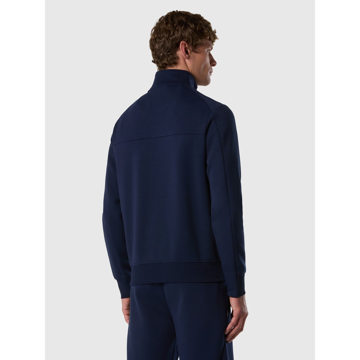 Sweat-shirt de plongée demi-fermeture bleu marine, NORTH SAILS