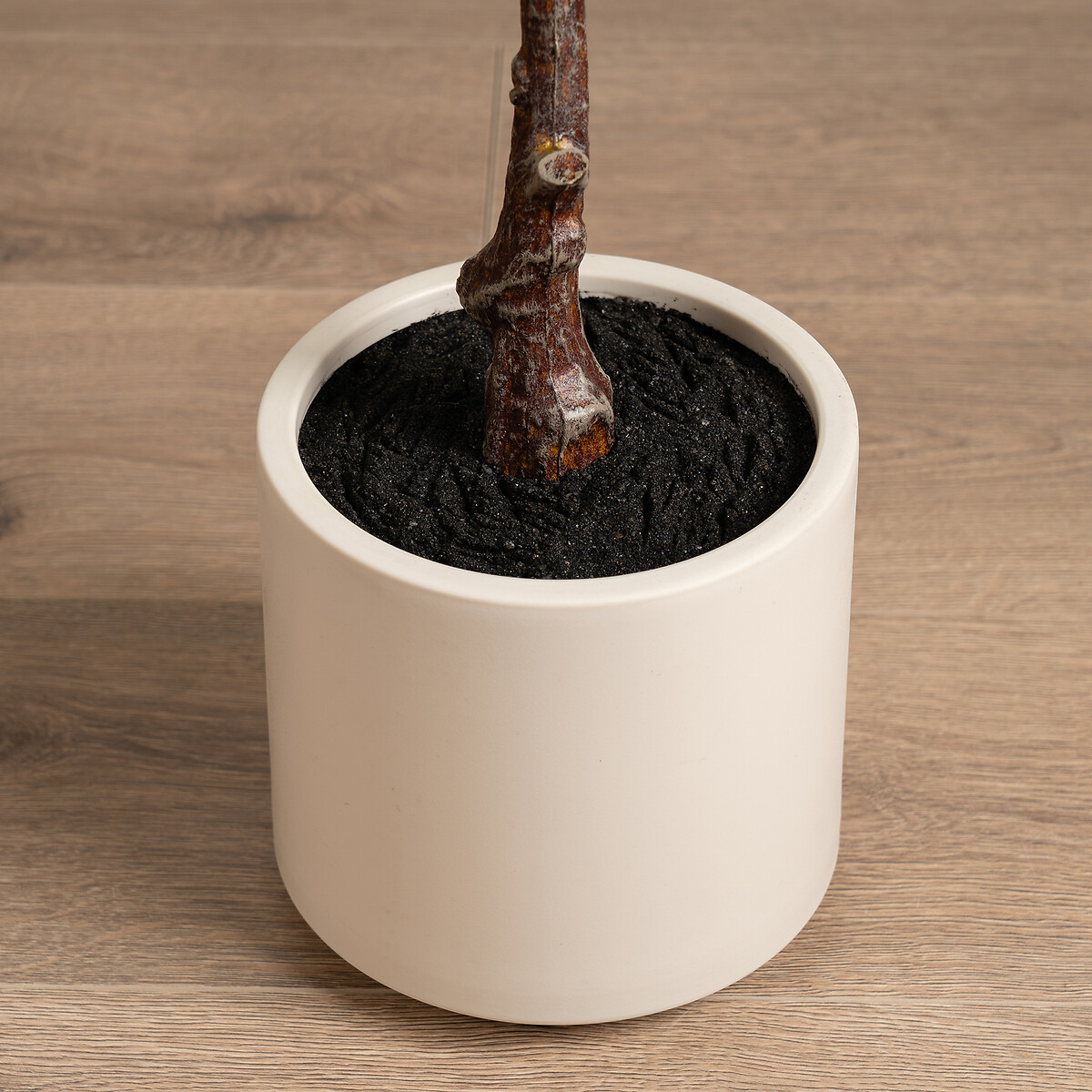 90cm Artificial Real Touch Fiddleleaf Fig Tree in Chunky Pot dark green/light green, SO'HOME