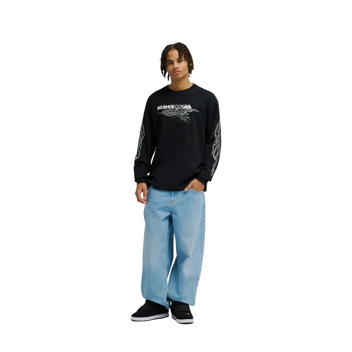 T-shirt manches longues. noir black, DC SHOES