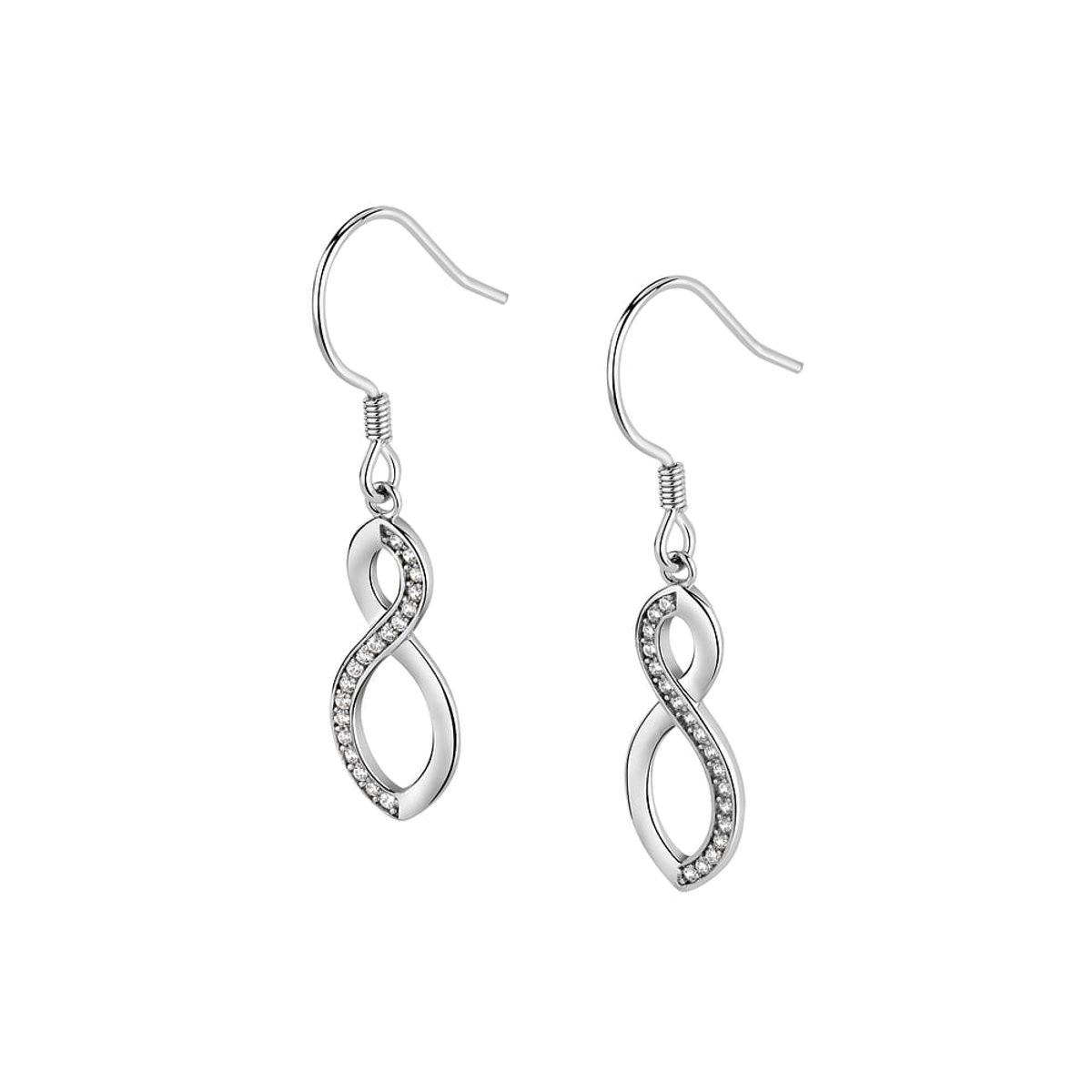 Boucles d'oreilles en Argent/oxyde de zirconium De Zirconium et Oxyde de zirconium argent, CLEOR