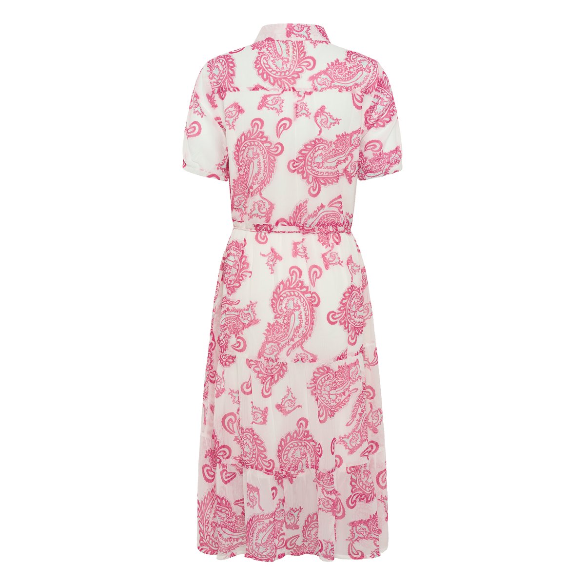Robe rose cachemire fuchsia columbia paisley, CREAM