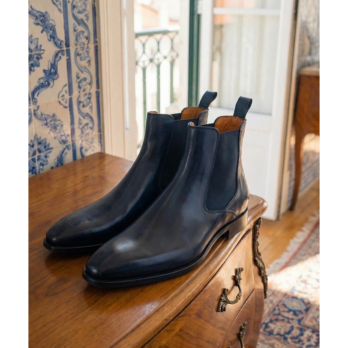 Bottines FIRENZE bleu nuit, FINSBURY