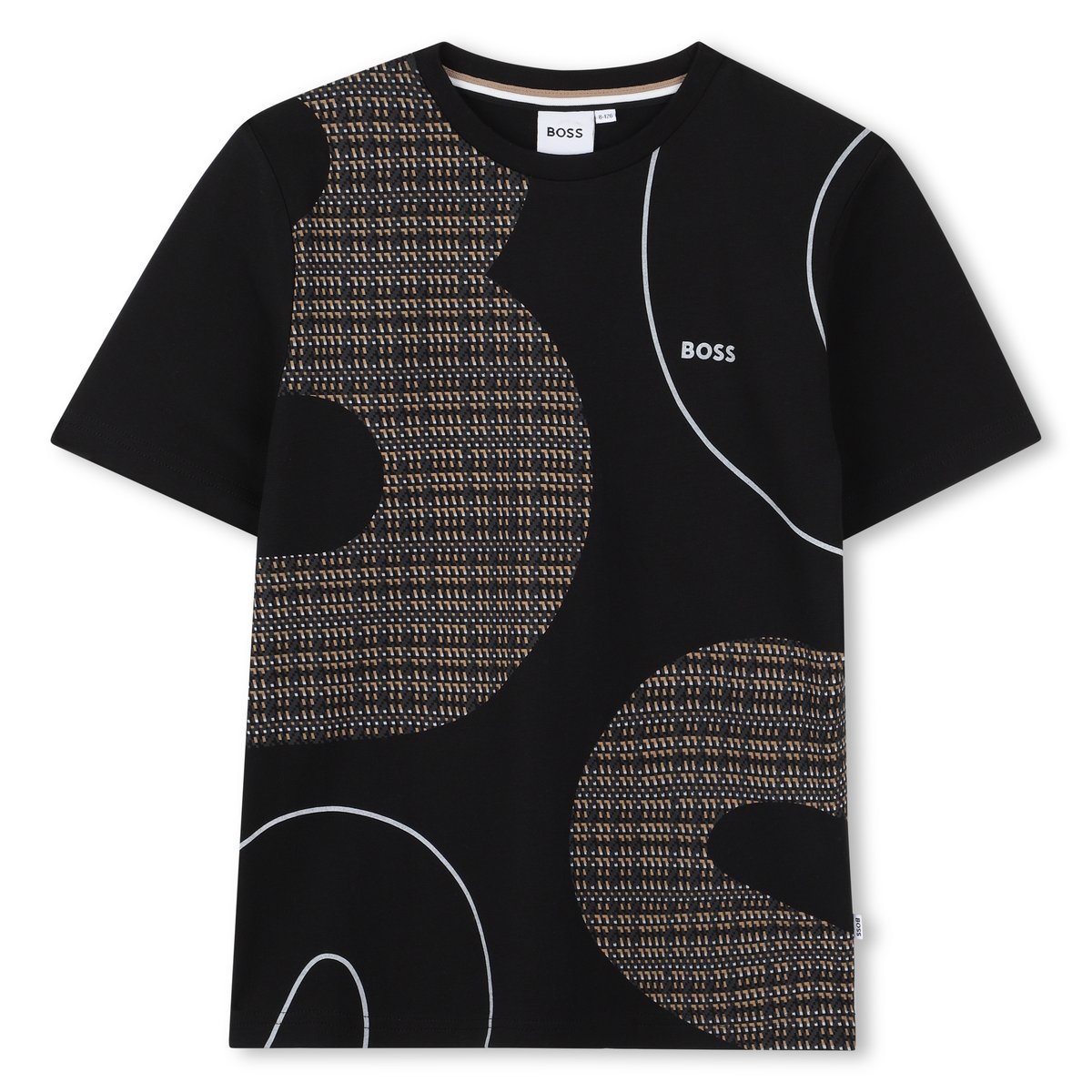 T-shirt à manches courtes black, BOSS KIDSWEAR