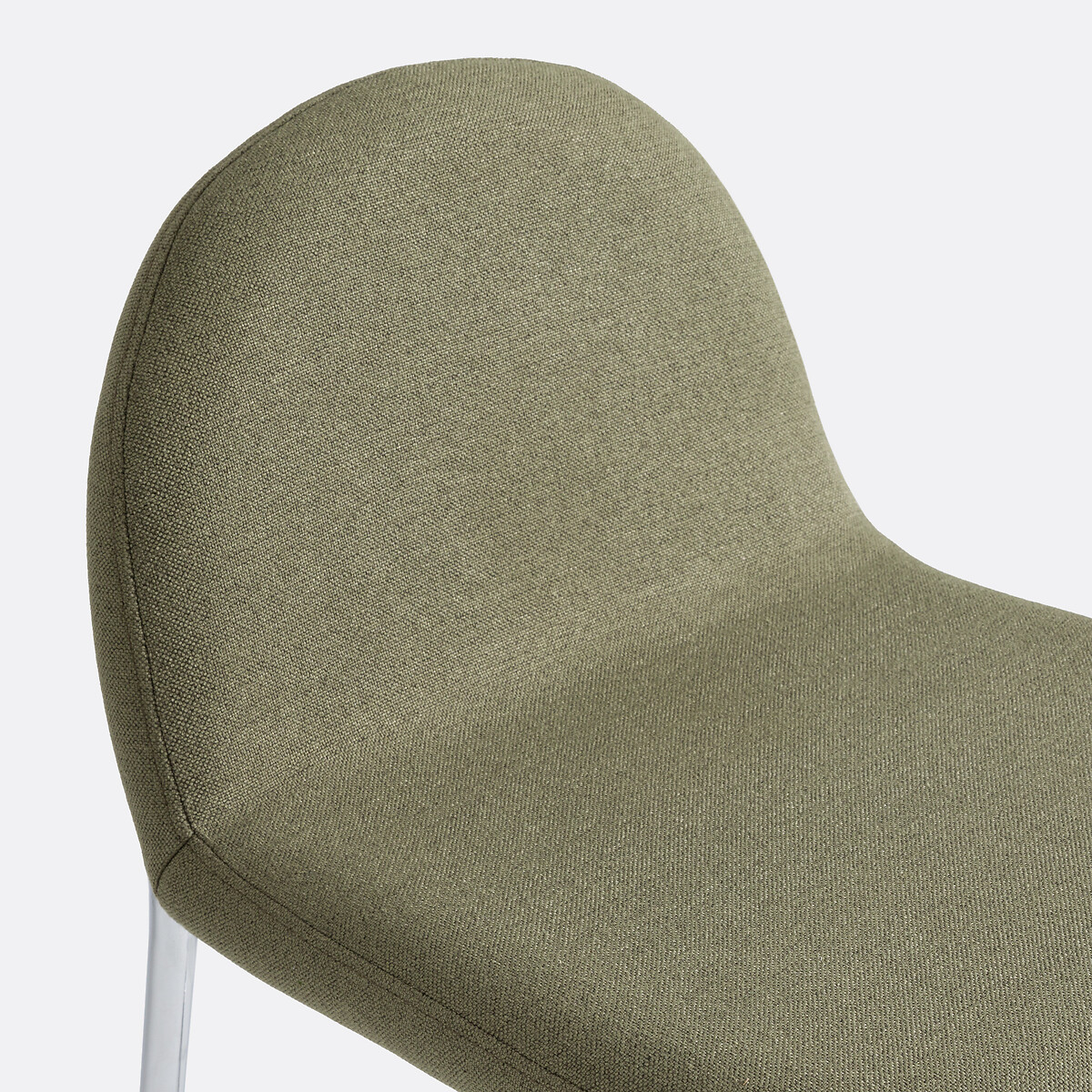 Chaise de bar, pieds chrome, Marsso vert, LA REDOUTE INTERIEURS