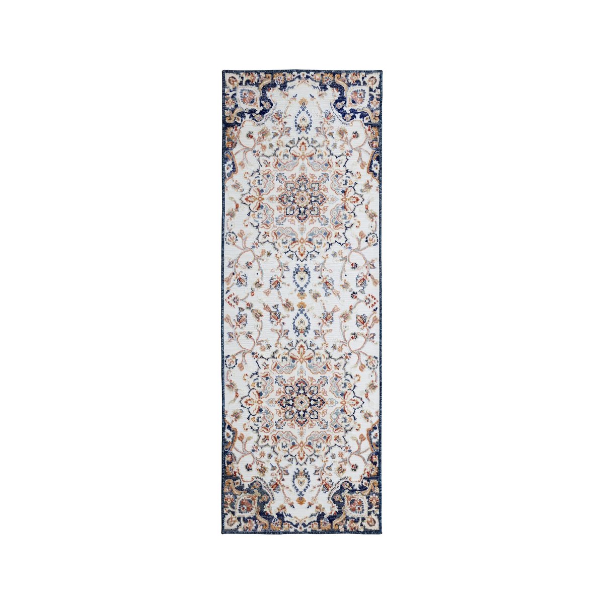 Tapis extérieur de couloir MABEL bleu, FLAIR RUGS