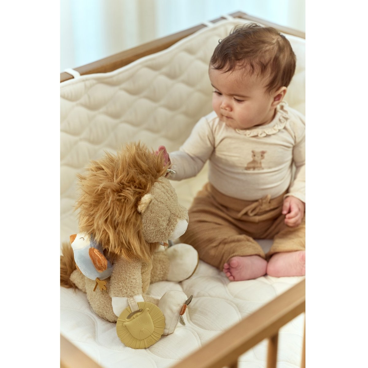 Peluche d'activités jaune, LITTLE DUTCH