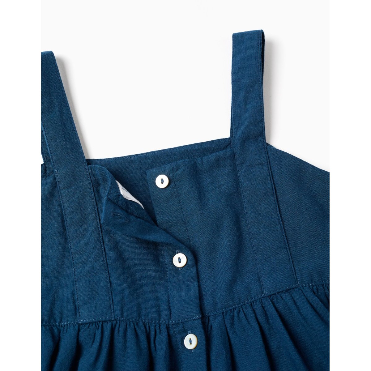 Robe sans manches en coton avec doublure You&Me bleu, ZIPPY
