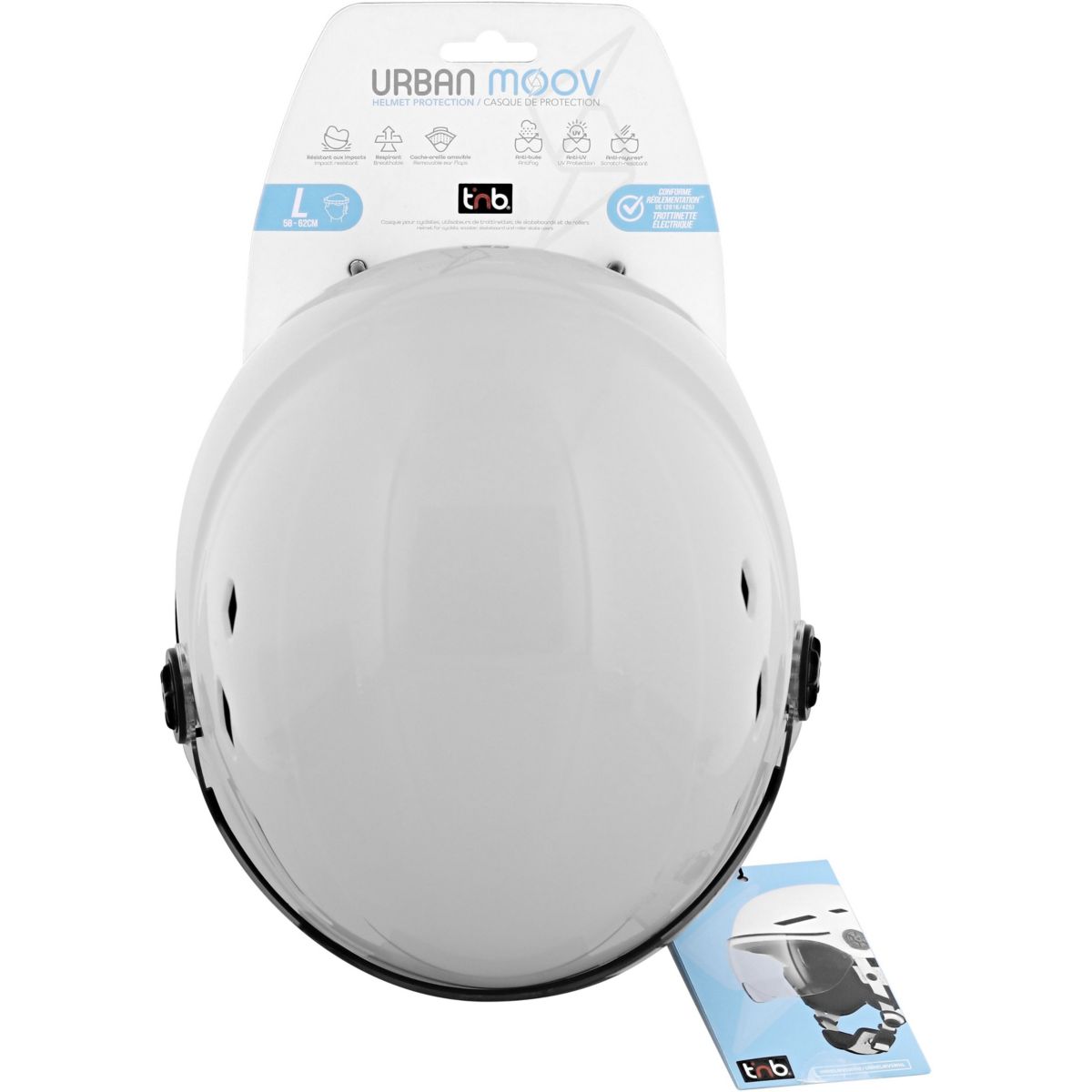Casque Taille L - Blanc blanc, TNB