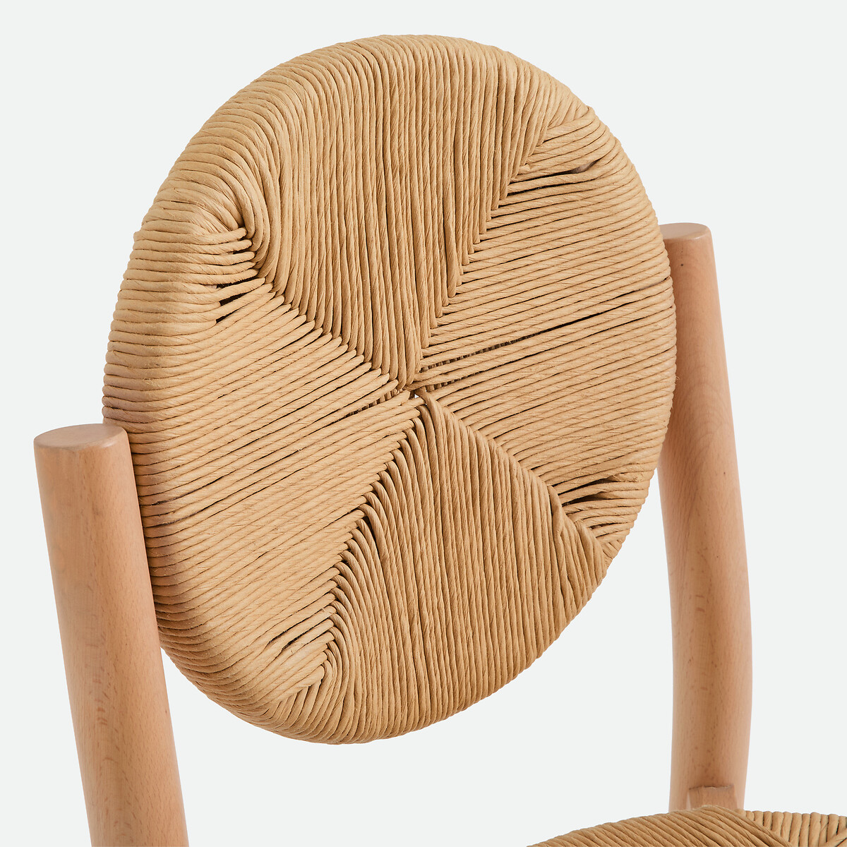 Chaise en hêtre et rotin tressé, CARPO hêtre naturel, LA REDOUTE INTERIEURS