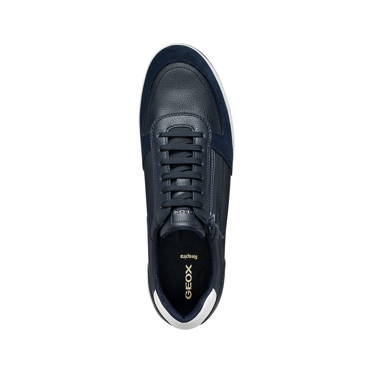 Ademende sneakers, AVERY marineblauw, GEOX