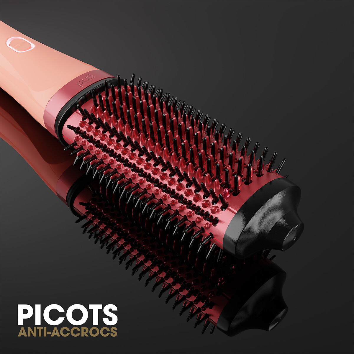 Brosse soufflante Duet Blowdry Jelly peche, GHD