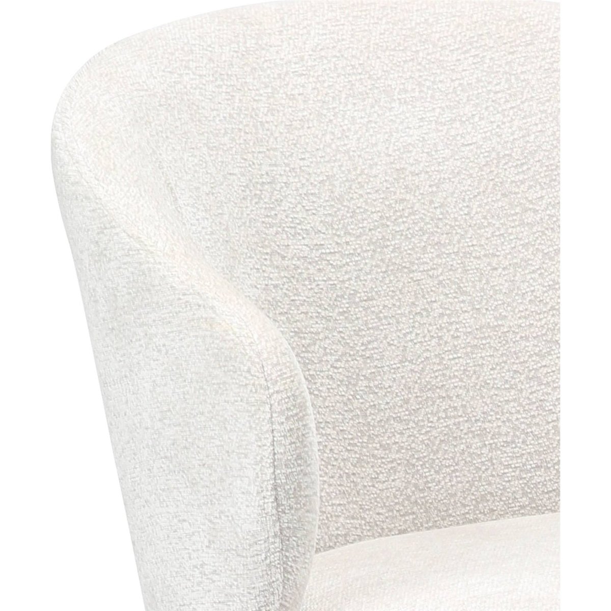 Chaise de salle à manger tapissée avec accoudoirs gris clair misterio, RECOLLECTION