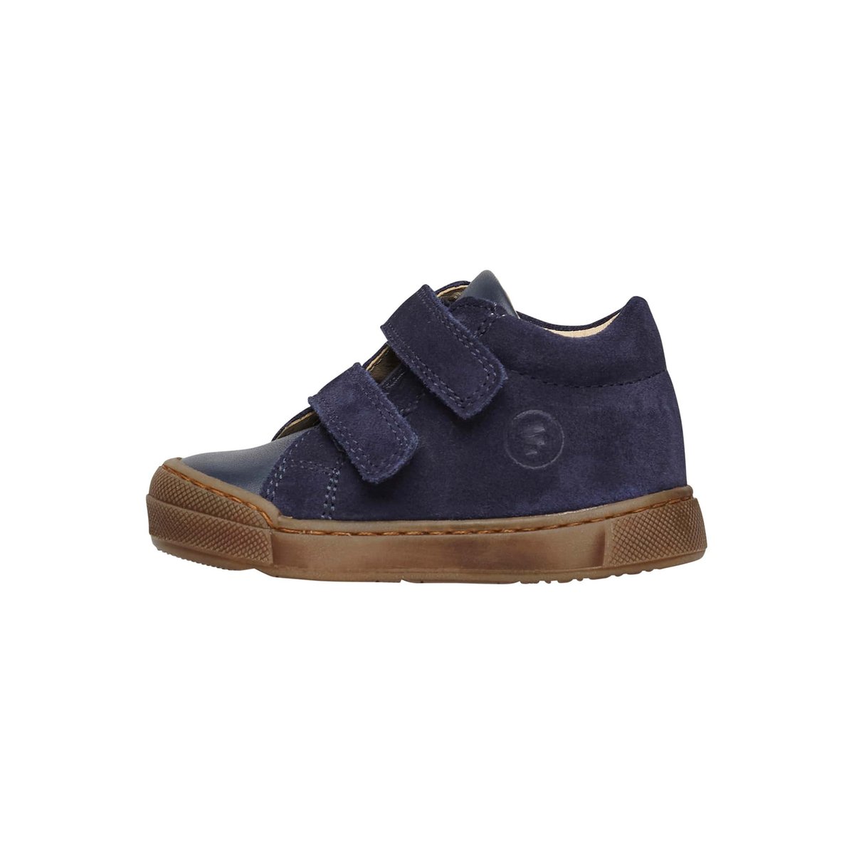 Baskets en cuir et suède SNOPES VL marine, FALCOTTO