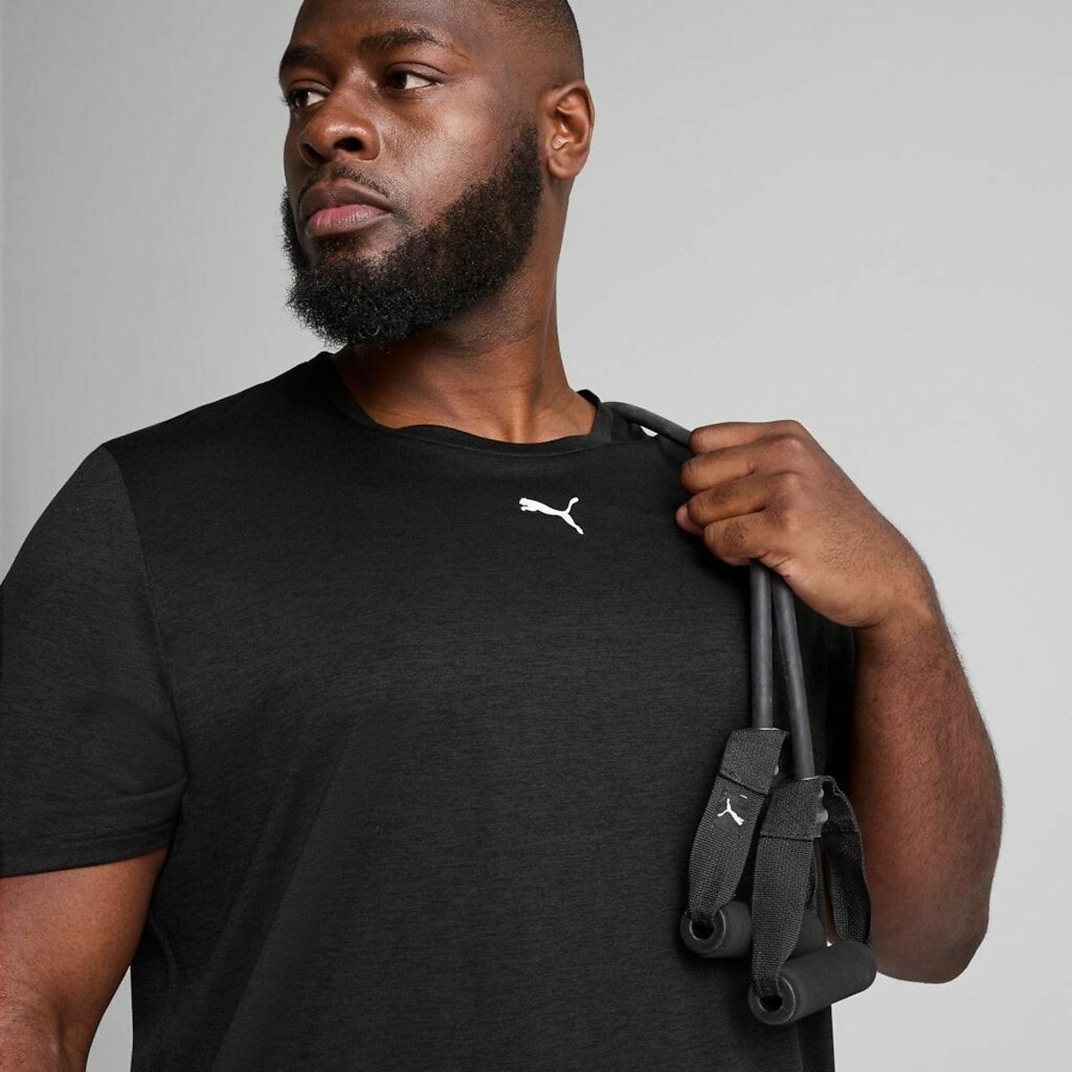 T-shirt manches courtes de training noir, PUMA