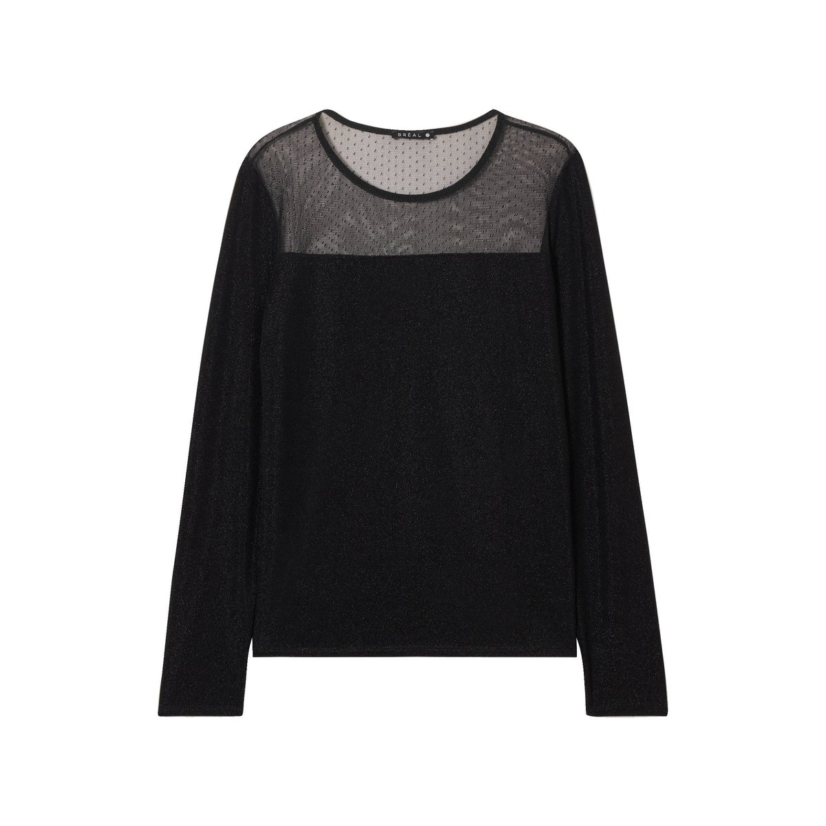 T-shirt manches longues noir, BREAL
