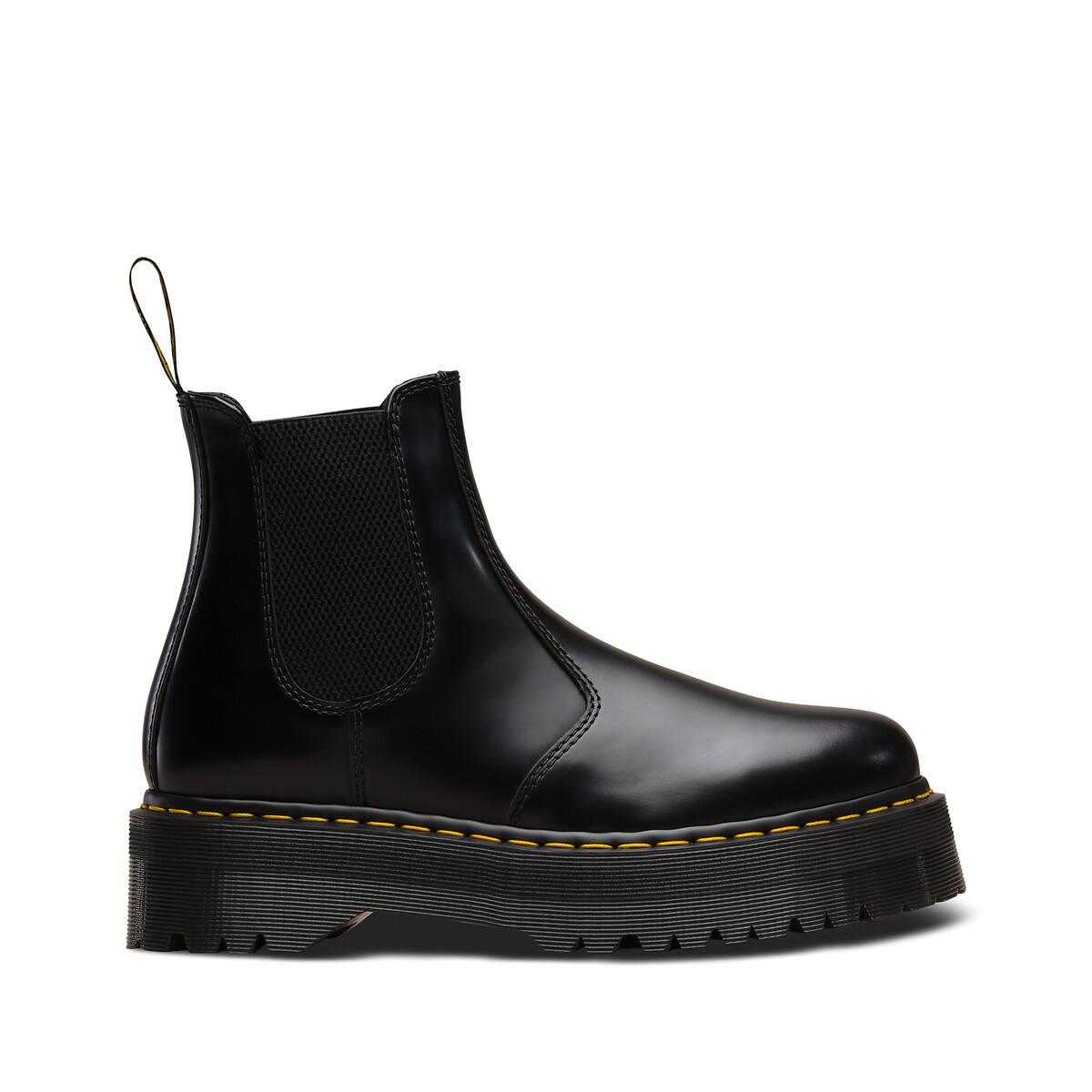 Bottines chelsea à plateforme 2976 Quad noir, DR. MARTENS