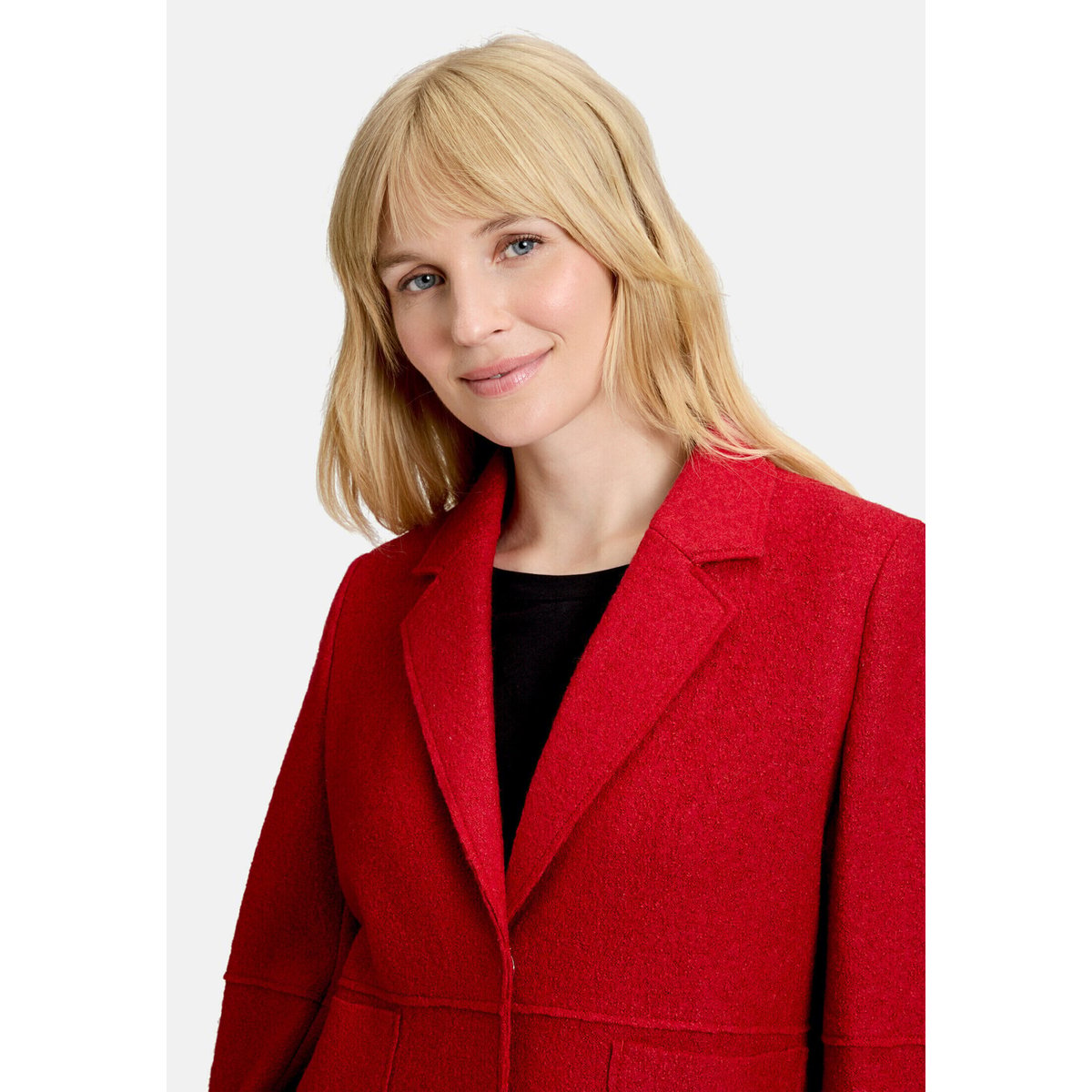 Veste blazer à col à revers red scarlet, BETTY BARCLAY