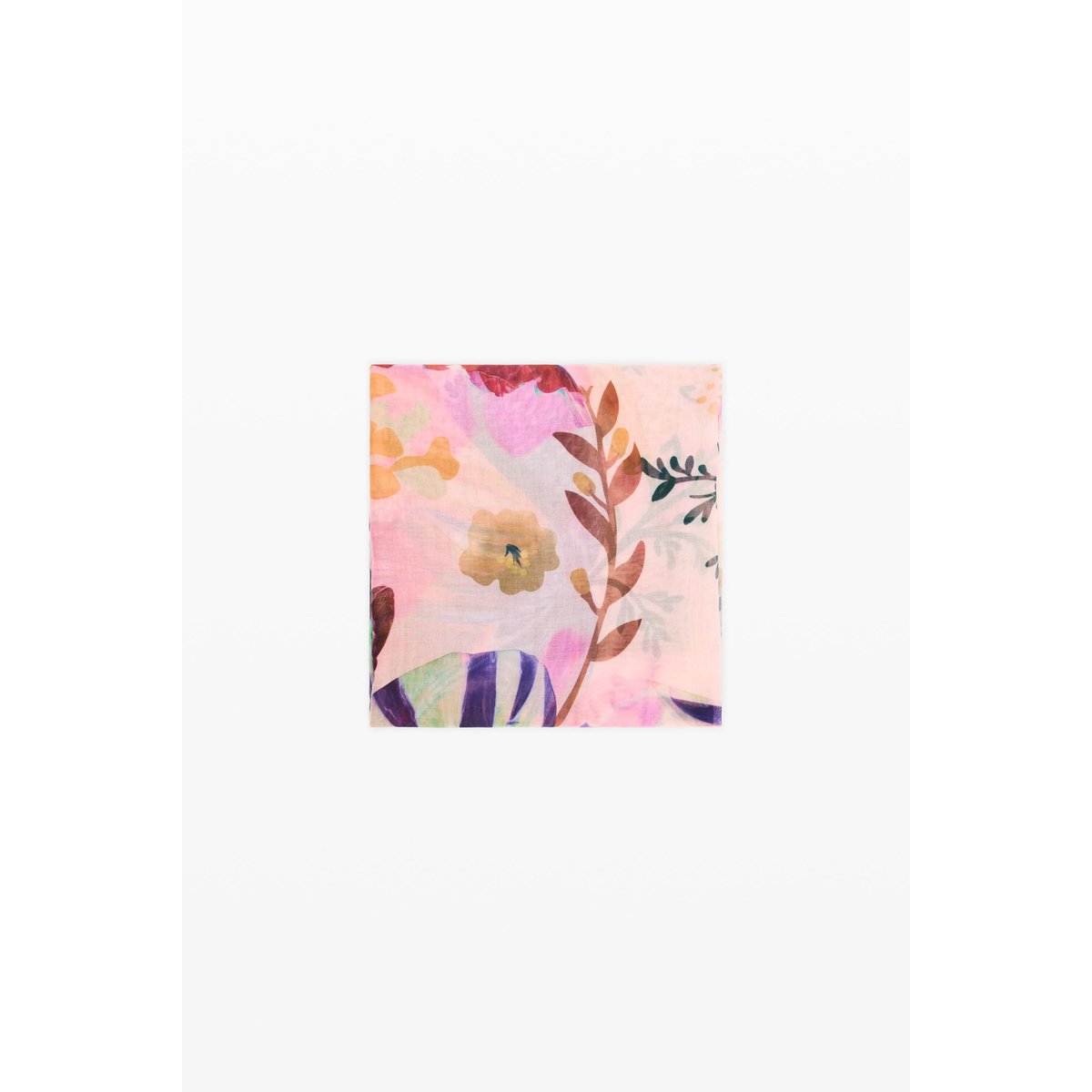 Foulard conçu par mr. christian lacroix rouge, DESIGUAL