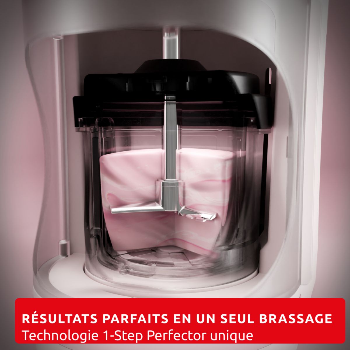 Sorbetière Dolci MJ602AF0 Machine à glaces couleur unique, MOULINEX