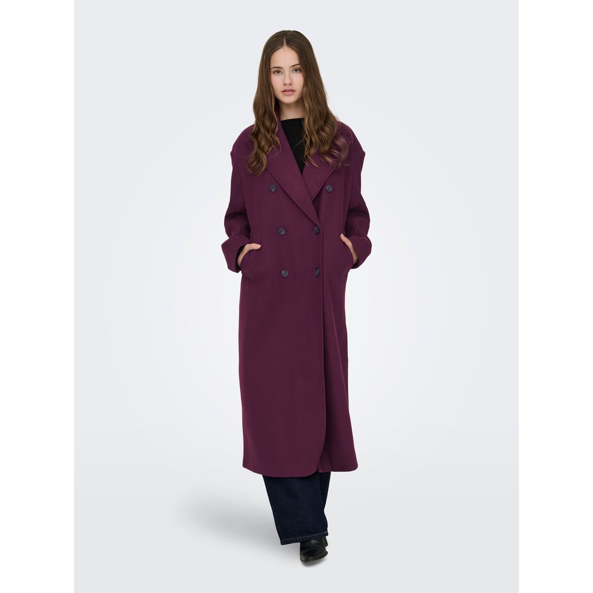 Manteau violette - mauve wine, ONLY