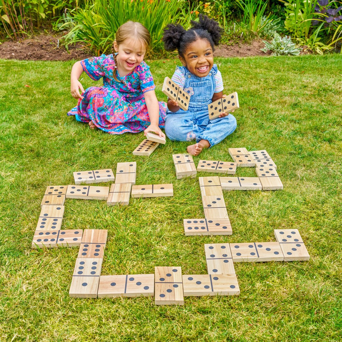 Jeu dominos géant marron, TP TOYS